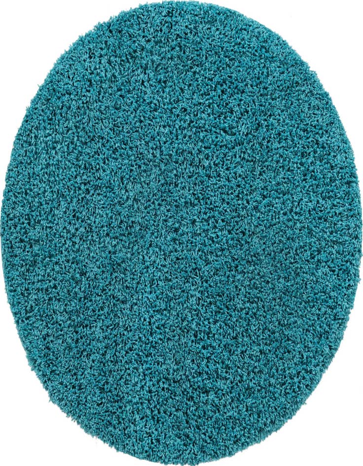 Detail image of  4' x 4' Solid Shag Round Rug