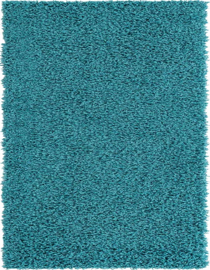 Detail image of  2' x 6' 5 Solid Shag Runner Rug