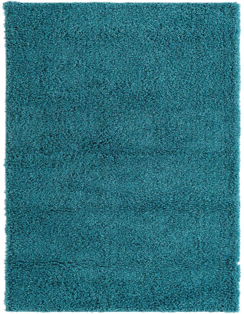 Primary image  3' 8 x 9' 8 Solid Shag Runner Rug