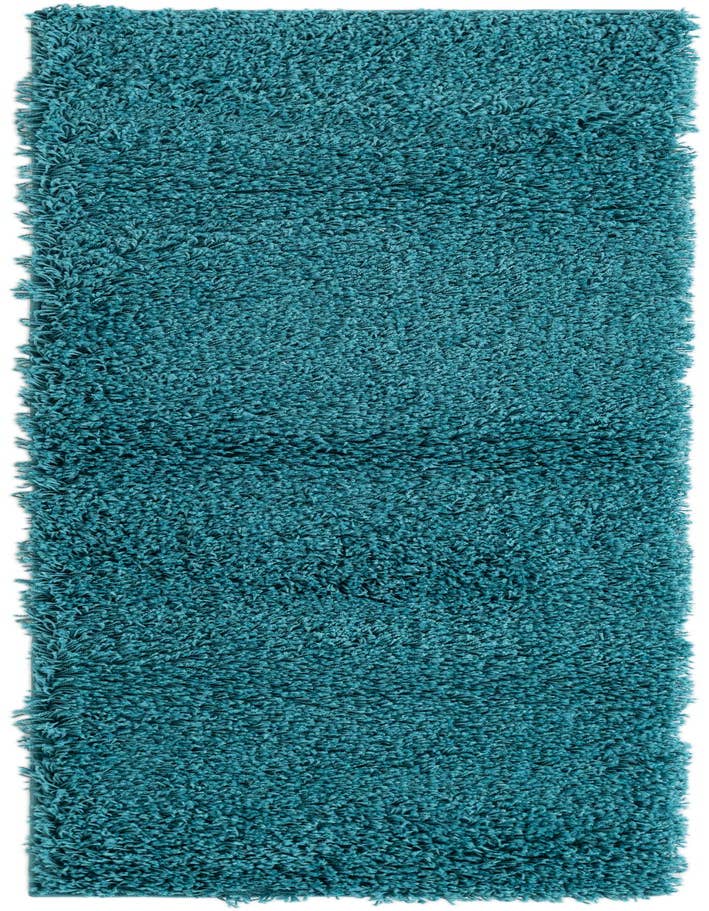 Detail image of  2' x 6' 2 Solid Shag Runner Rug