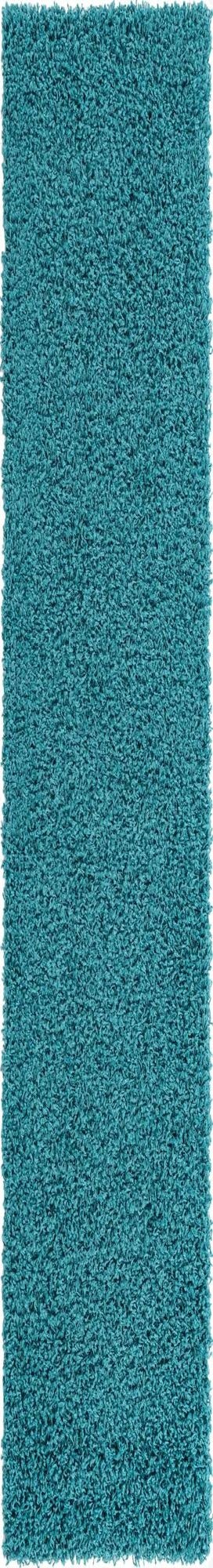  2' 7 x 19' 8 Solid Shag Runner Rug