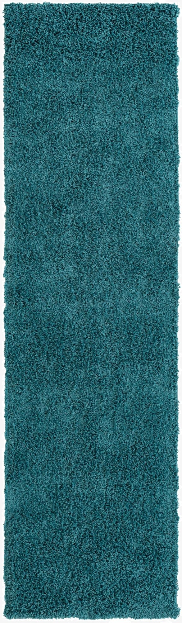 2' 7 x 10' Solid Shag Runner Rug