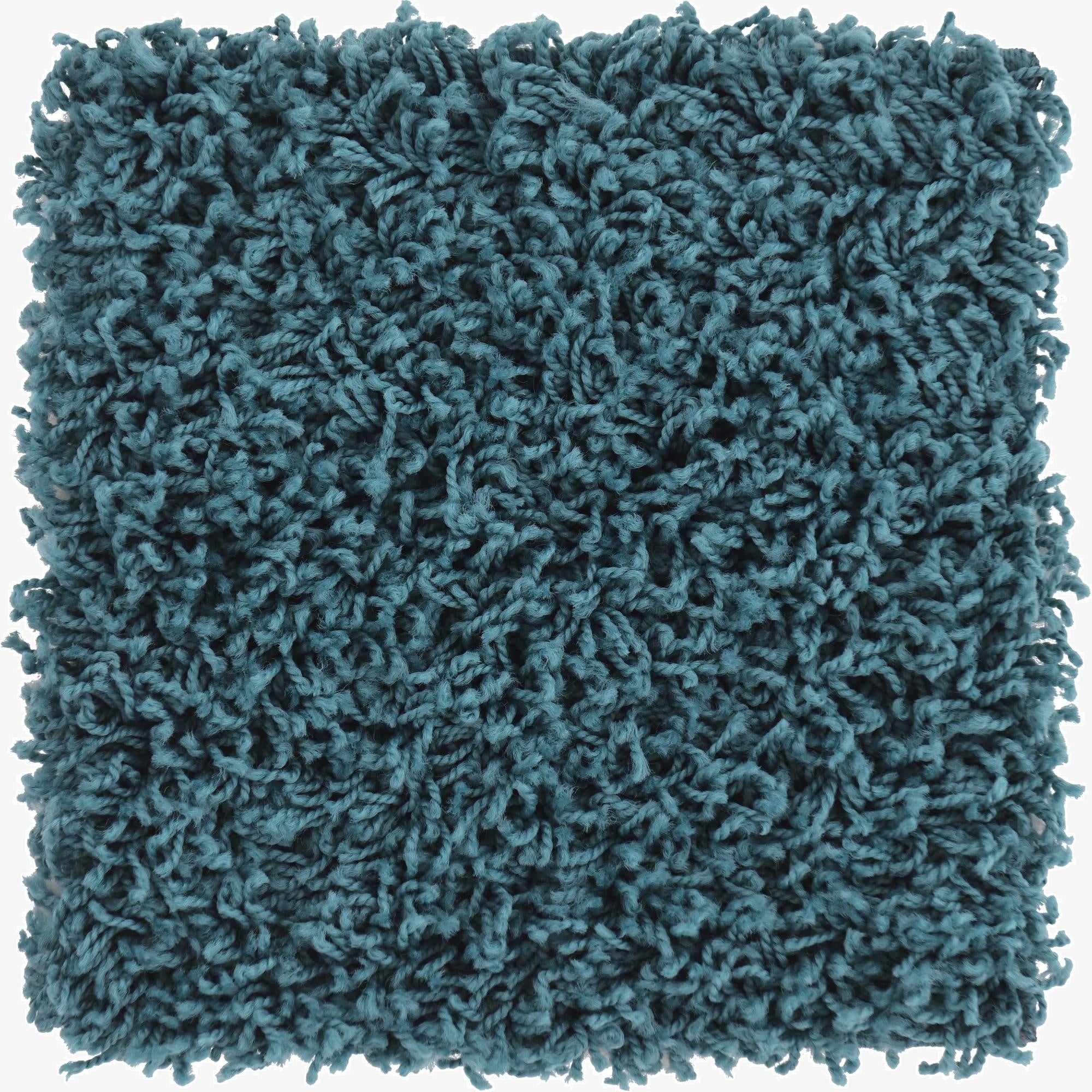  1' x 1' Solid Shag Sample Rug