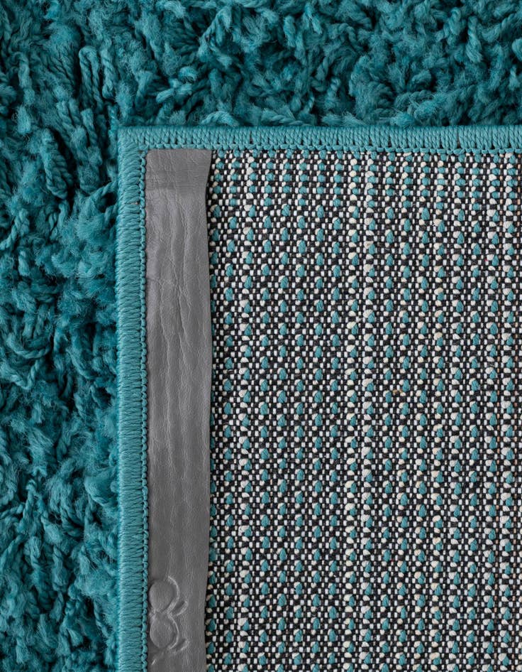 Detail image of  7' 10 x 7' 10 Solid Shag Square Rug