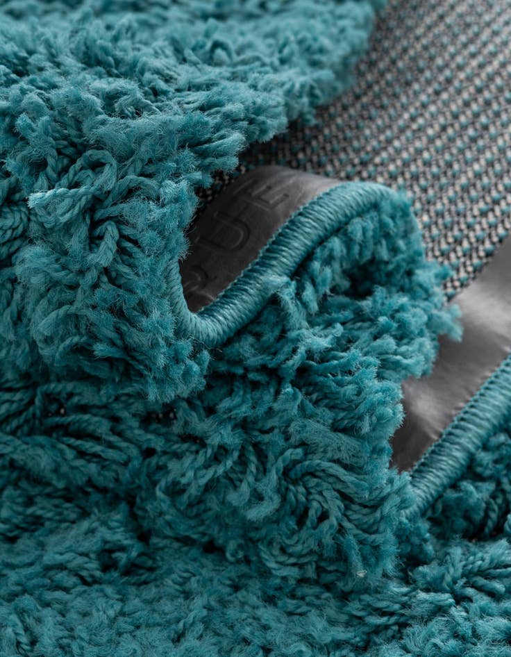 Detail image of  7' 10 x 7' 10 Solid Shag Square Rug