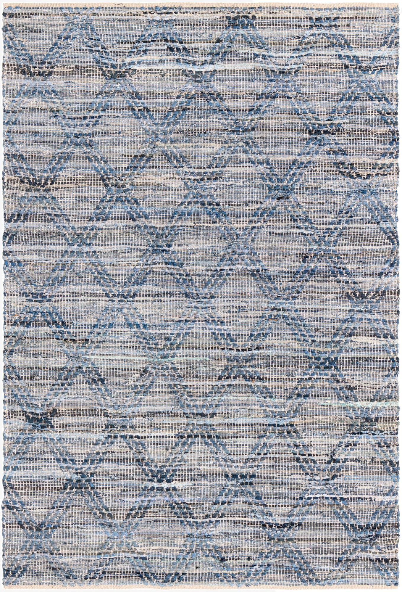  6' 1 x 9'  Hand Woven Chindi Cotton Rug