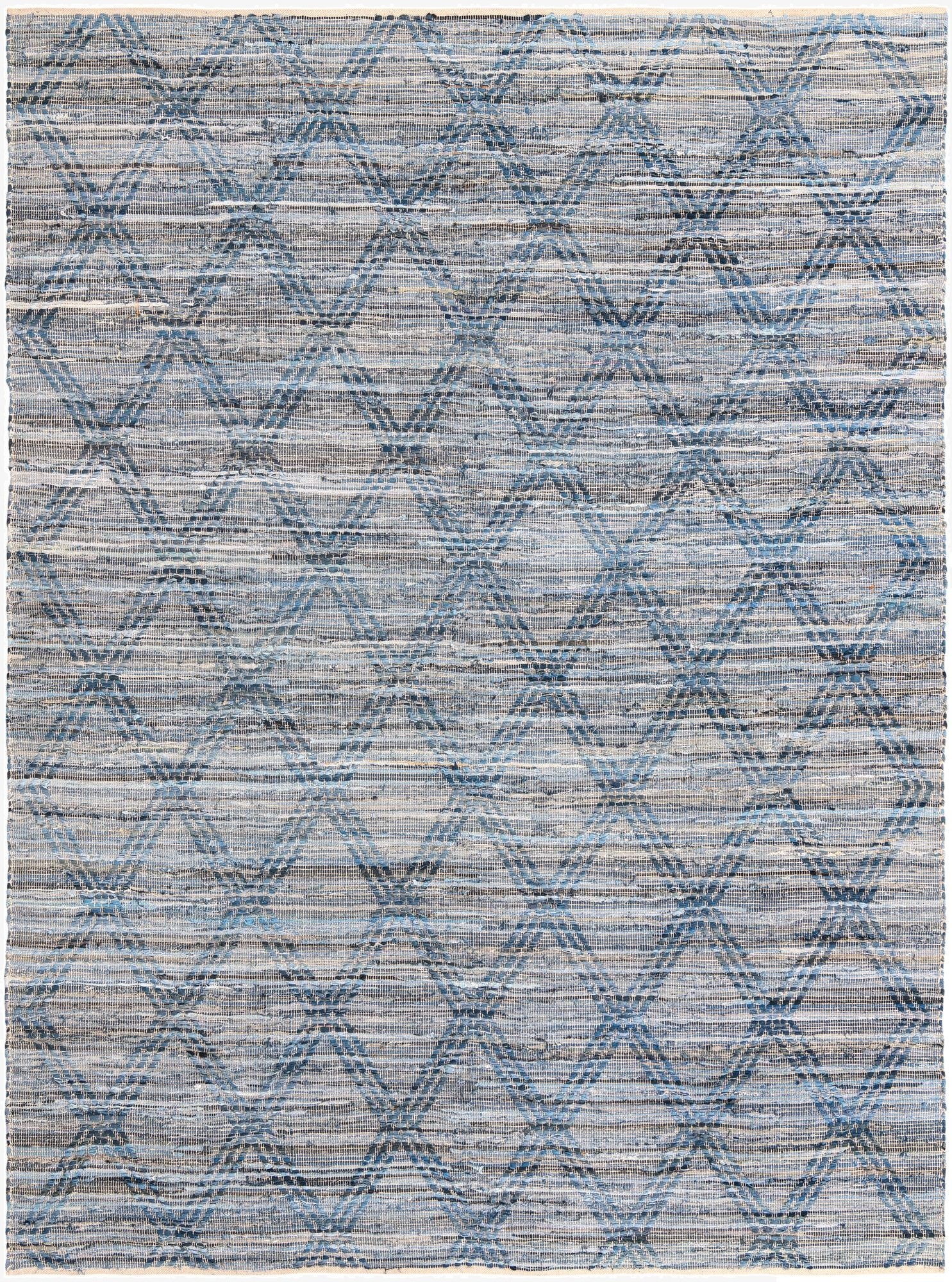  9' x 12'  Hand Woven Chindi Cotton Rug