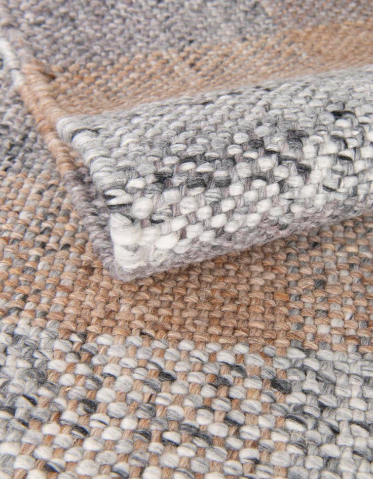 Detail image of  2' x 8'  Hand Woven Eco Plaid   Washable Indoor / Outdoor Runner Rug