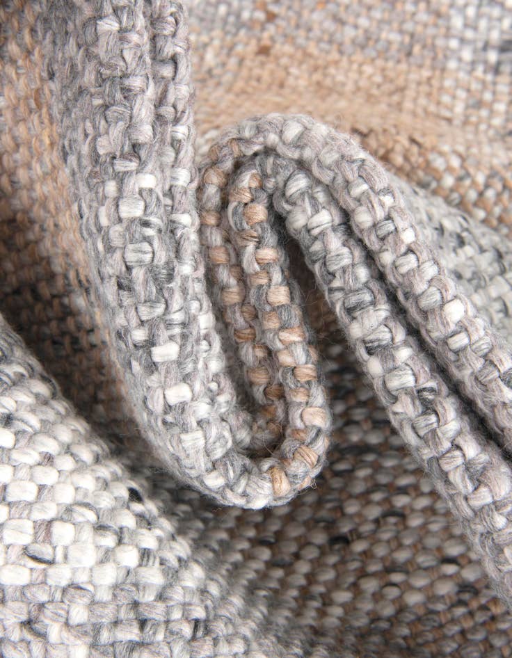 Detail image of  2' x 8'  Hand Woven Eco Plaid   Washable Indoor / Outdoor Runner Rug