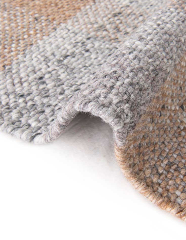 Detail image of  2' x 8'  Hand Woven Eco Plaid   Washable Indoor / Outdoor Runner Rug