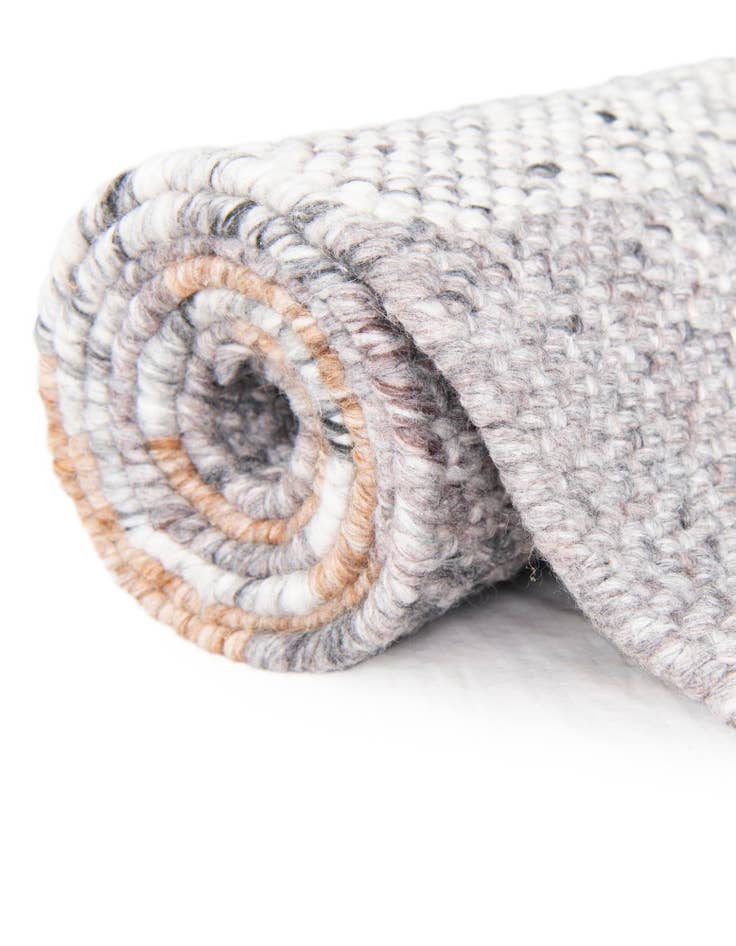 Detail image of  2' x 8'  Hand Woven Eco Plaid   Washable Indoor / Outdoor Runner Rug