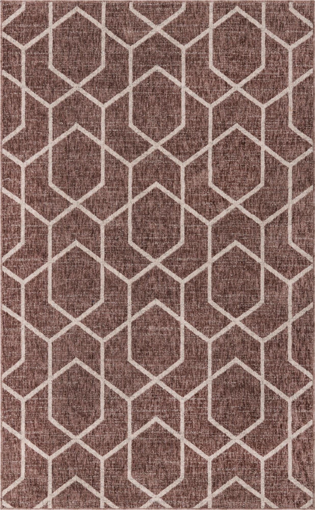  5' 3 x 8' Eco Trellis Rug