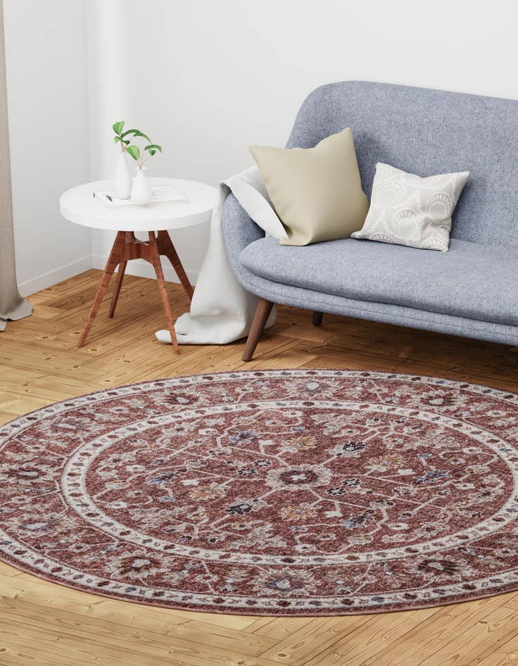 Detail image of  3' 3 x 3' 3 Eco Traditional Round Rug