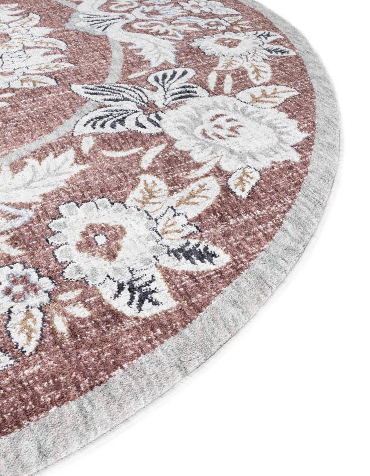 Detail image of  7' x 7' Eco Traditional Round Rug