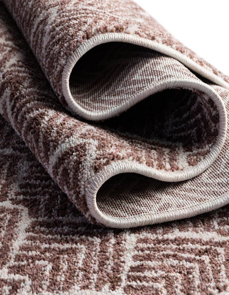 Detail image of  3' 3 x 3' 3 Eco Trellis Round Rug