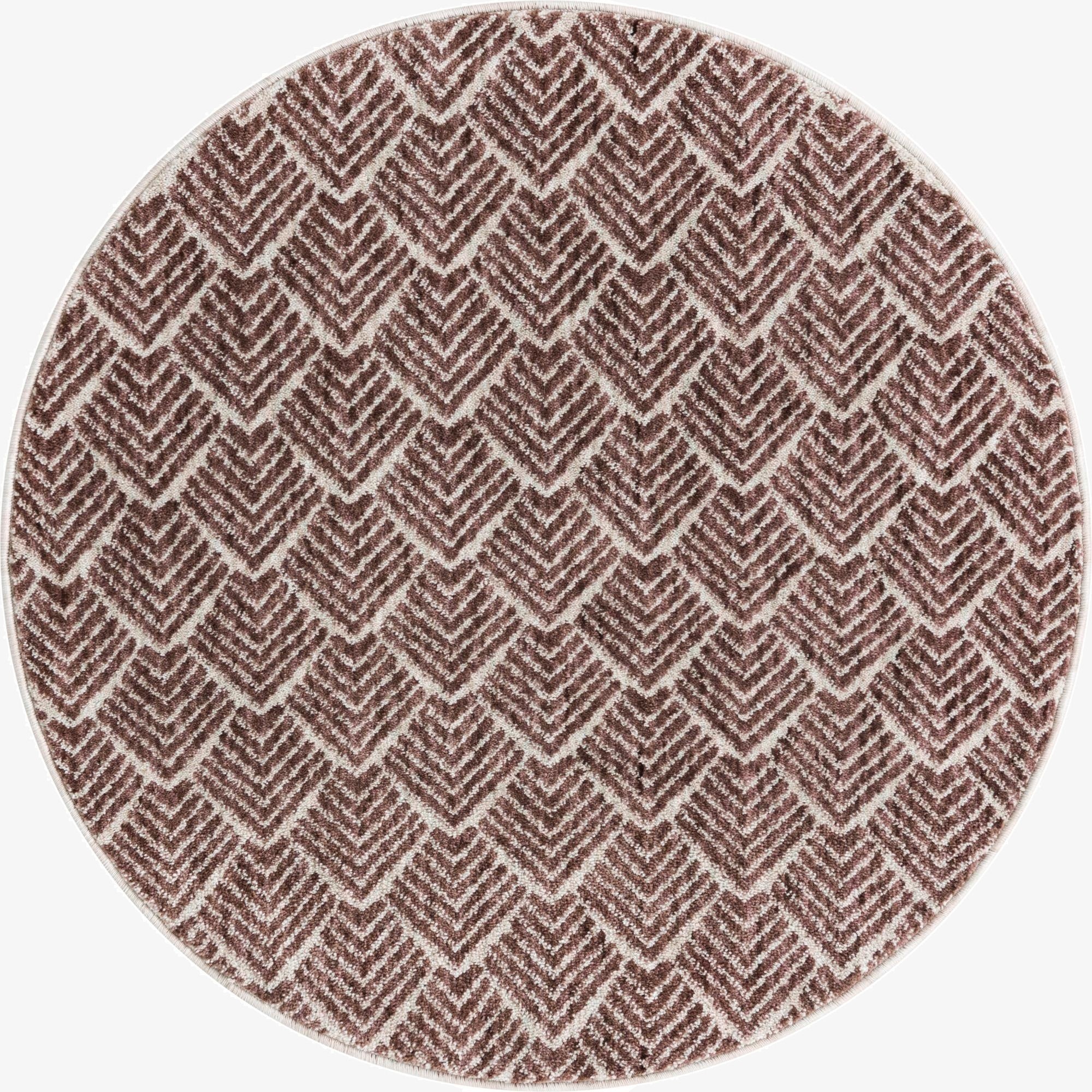  3' 3 x 3' 3 Eco Trellis Round Rug