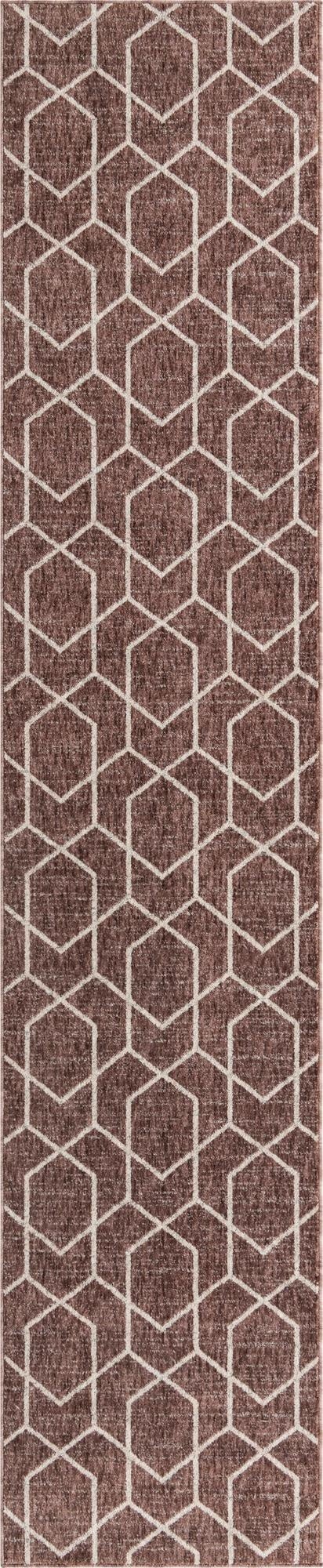  2' 7 x 12' Eco Trellis Runner Rug