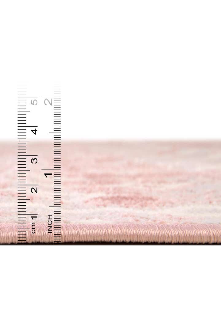 Dusty Rose 6' x 6' Bohemian Trellis Square Rug | Rugs.com