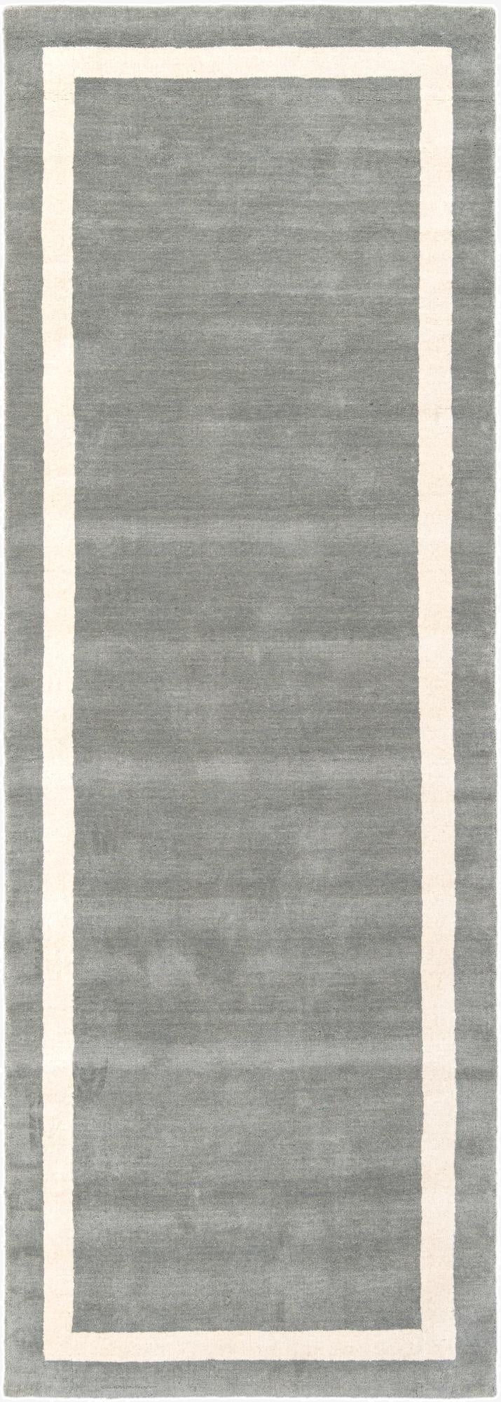  3' 3 x 10' Jill Zarin Border Wool Runner Rug