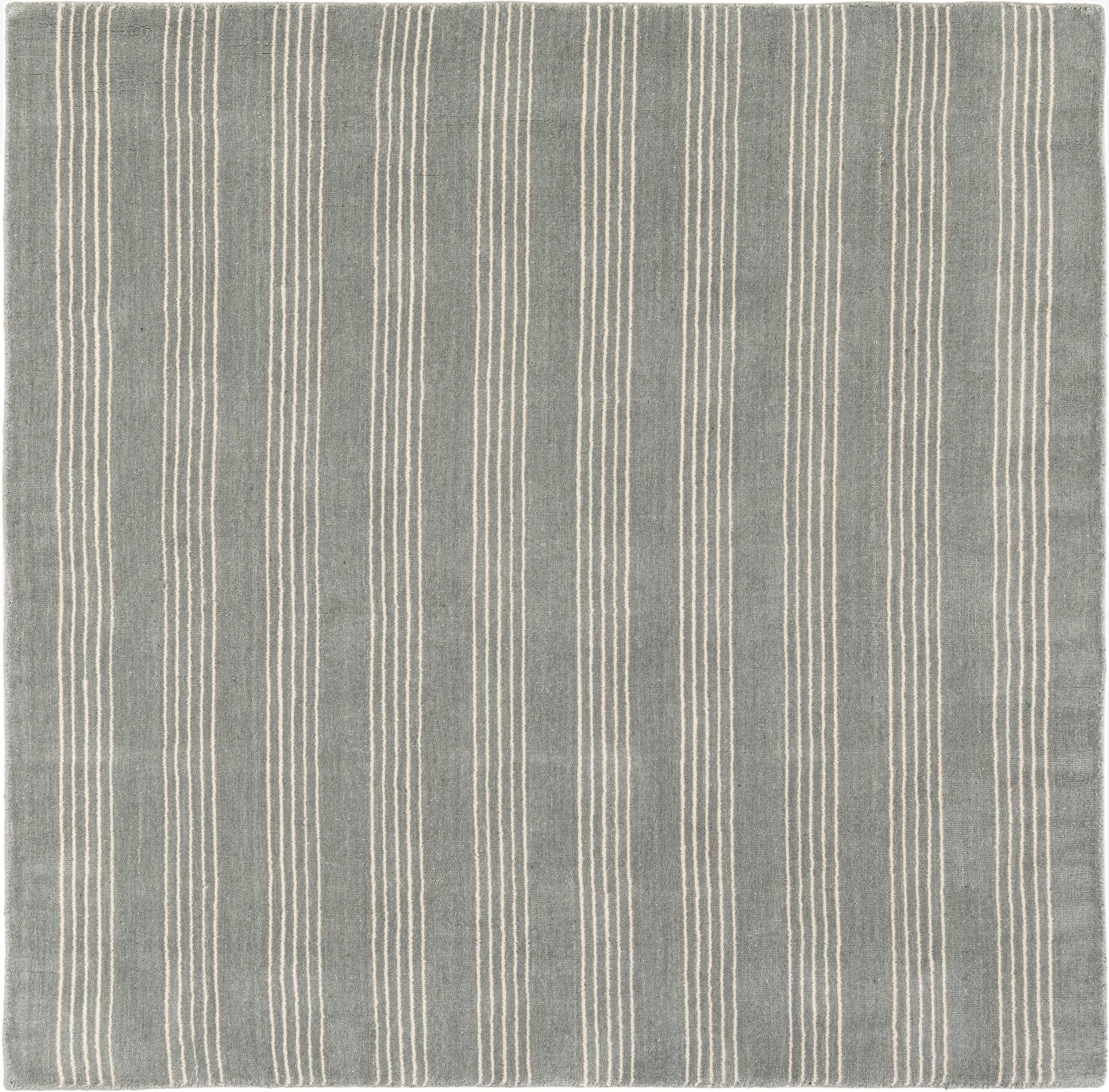  5' 1 x 5' 1 Jill Zarin Striped Wool Square Rug