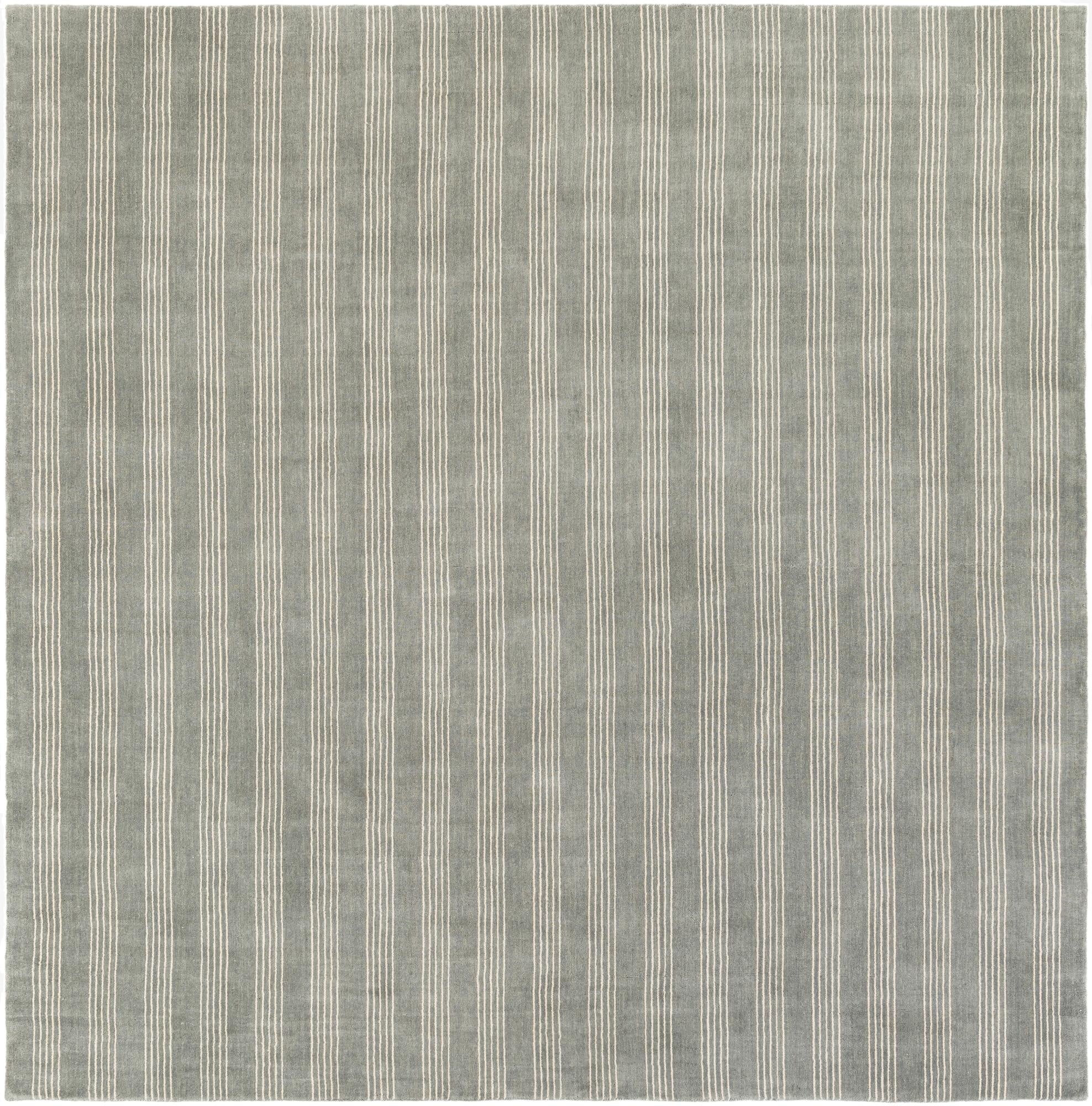  10' x 10' Jill Zarin Striped Wool Square Rug