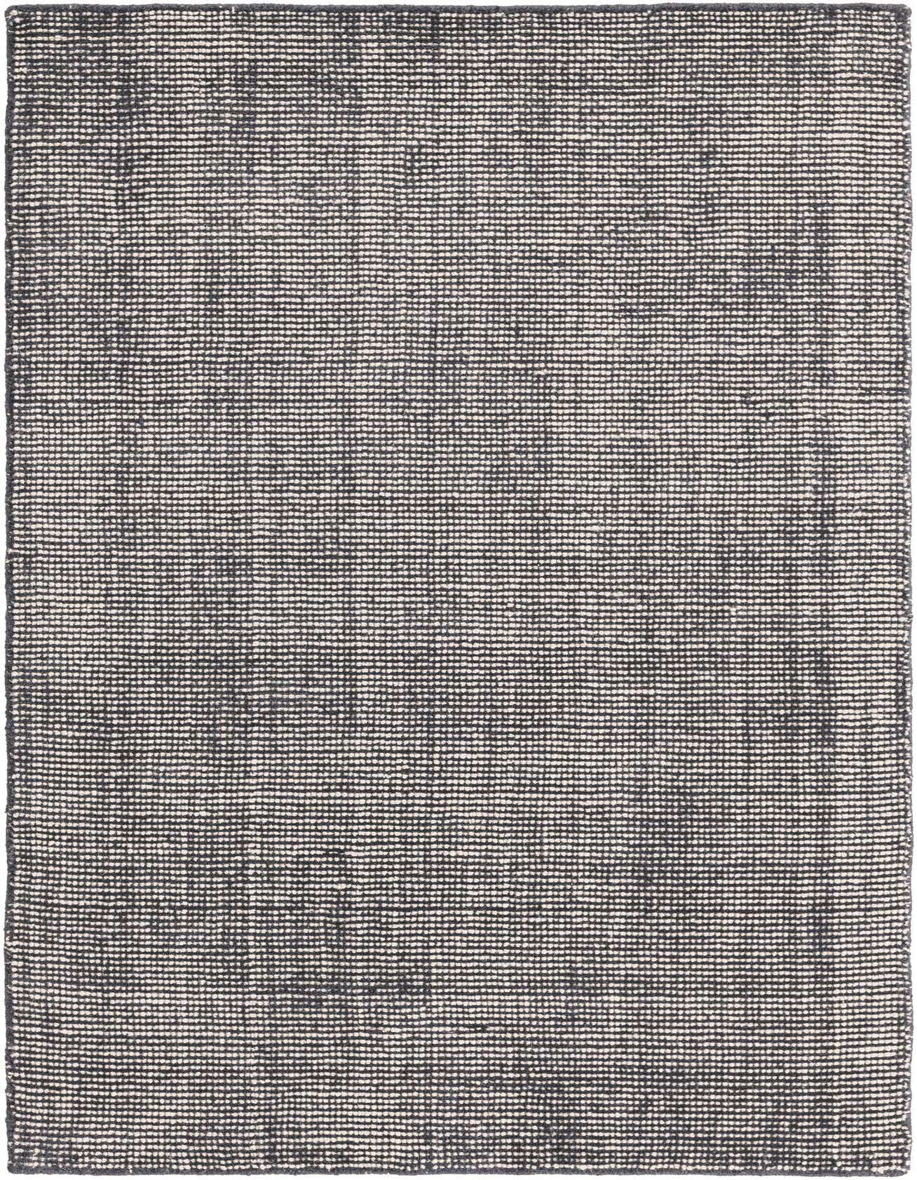 A 3x5 rectangular gray modern area rug with a textured, solid pattern, suitable for a living room or patio.