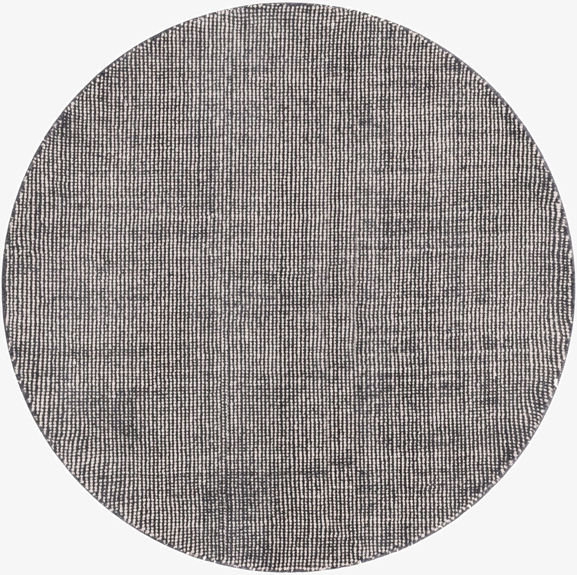  4' 1 x 4' 1  Hand Woven Jill Zarin English Manor Farmhouse Wool Round Rug