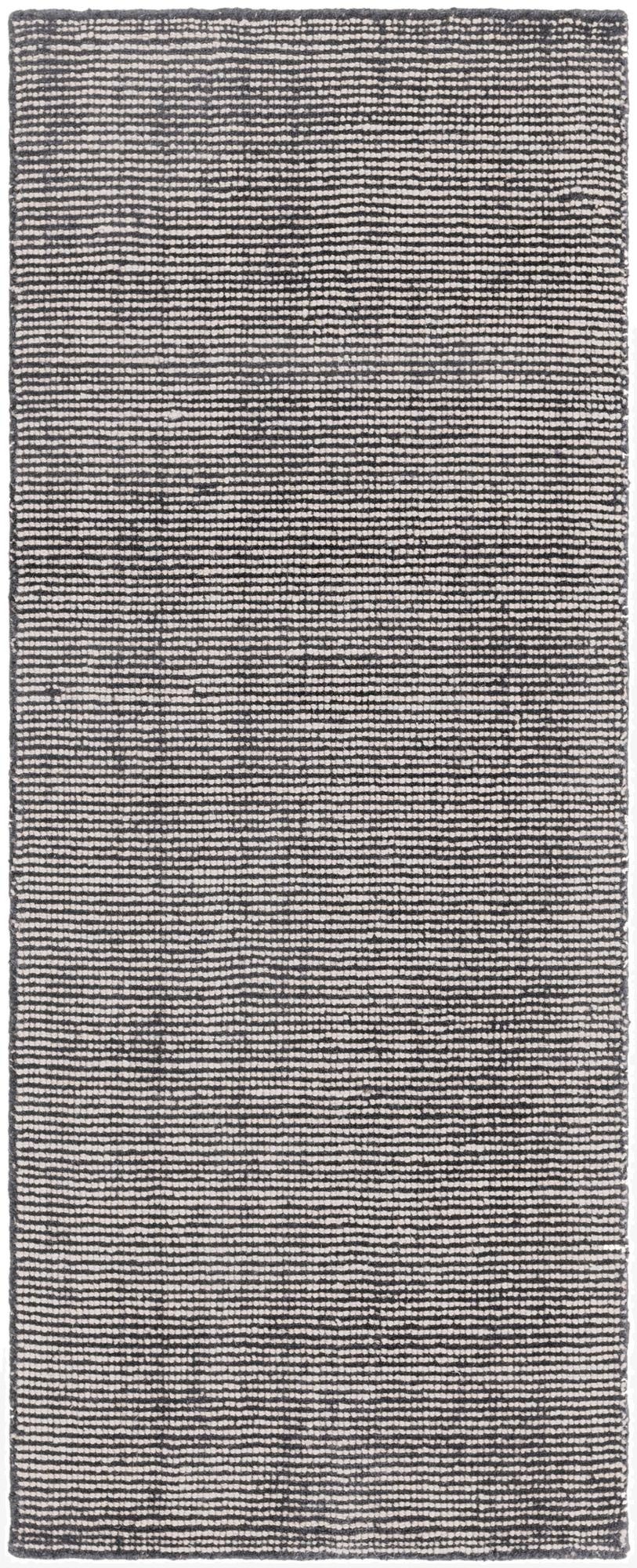  2' x 5' 1  Hand Woven Jill Zarin English Manor Farmhouse Wool Runner Rug