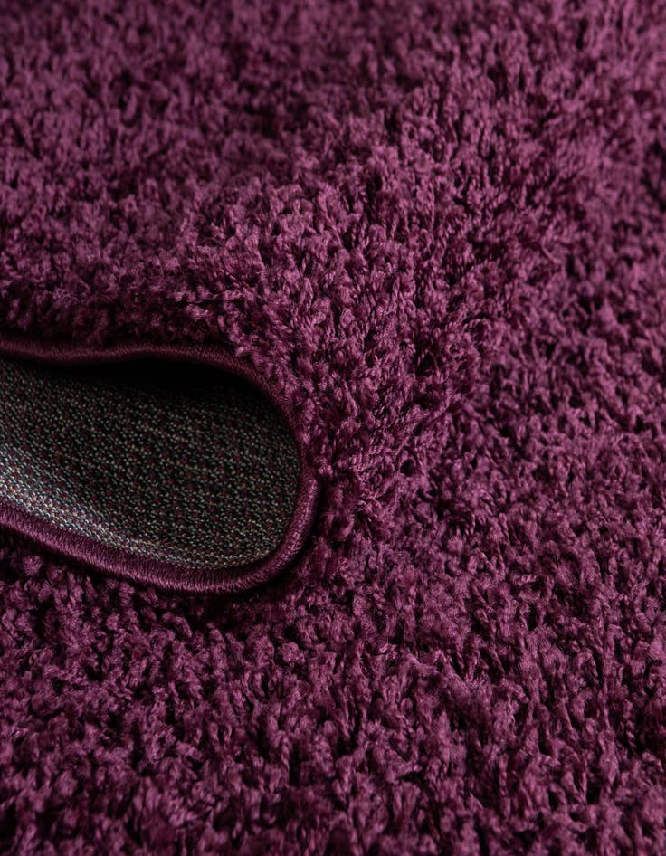 Detail image of  7' 10 x 10' Solid Shag Oval Rug