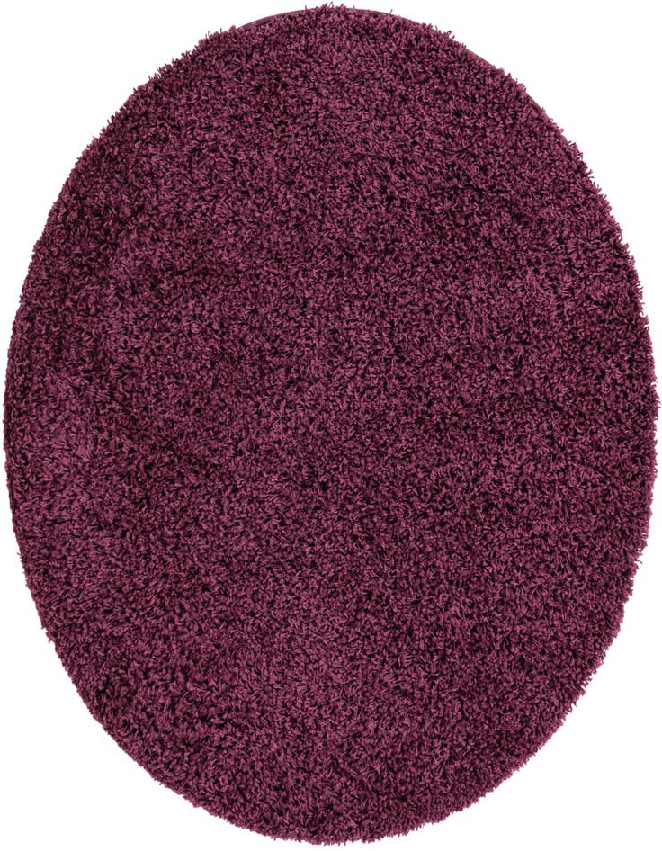 Detail image of  4' x 4' Solid Shag Round Rug