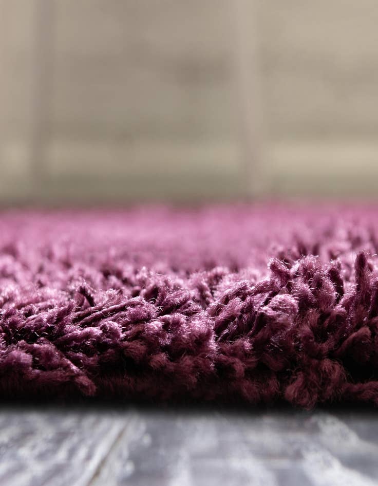 Detail image of  2' 7 x 16' 5 Solid Shag Runner Rug