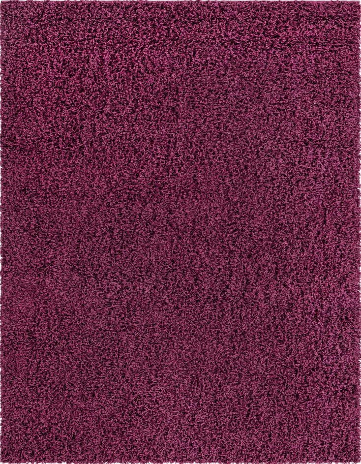 Detail image of  2' x 6' 5 Solid Shag Runner Rug