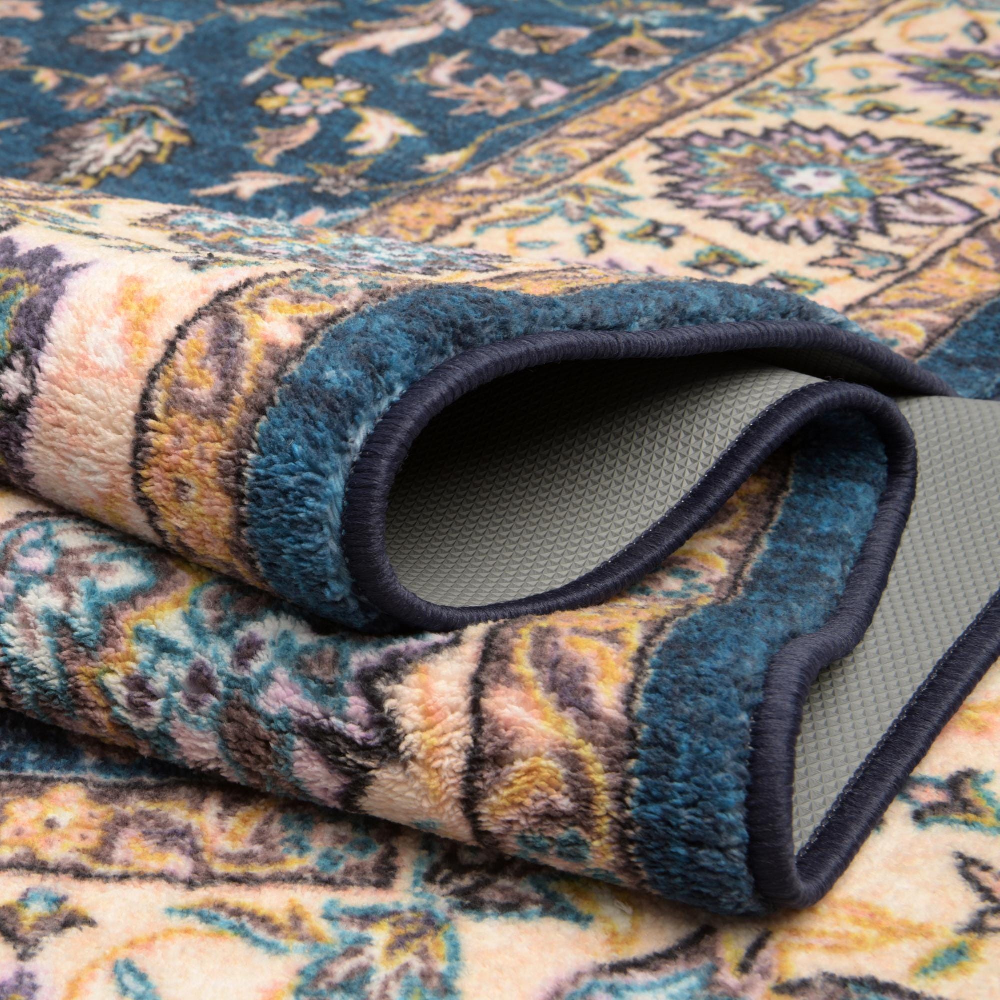 Egyptian Blue 5' 3 x 7' 9 Medina Rug | Rugs.com