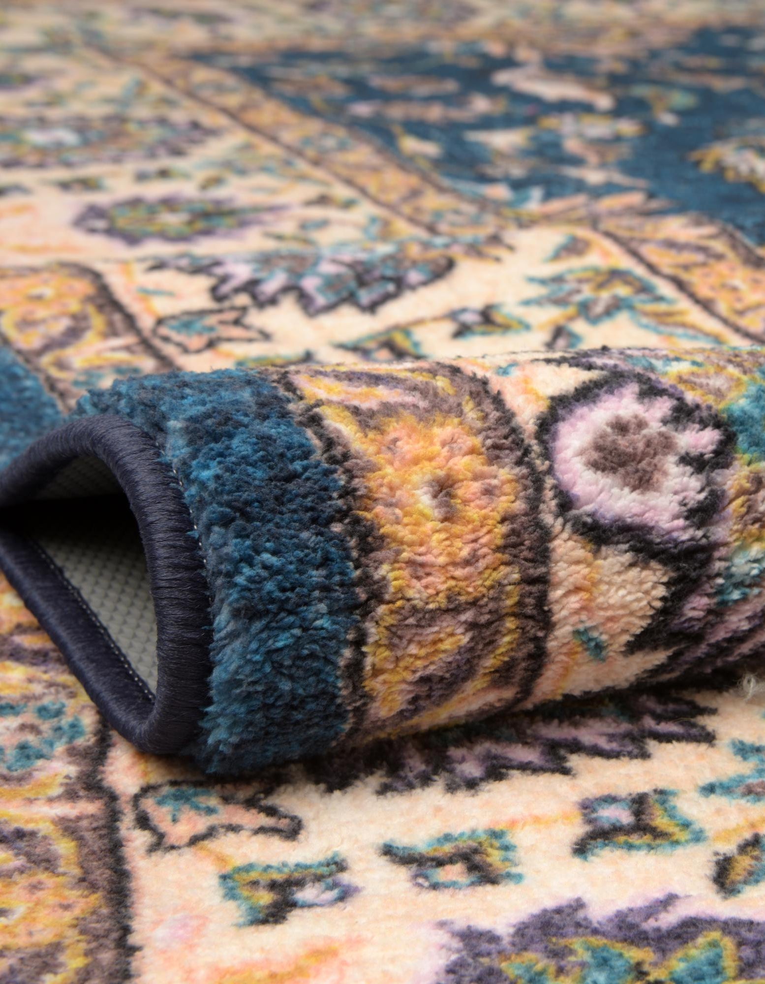 Egyptian Blue 7' 10 x 7' 10 Medina Square Rug | Rugs.com