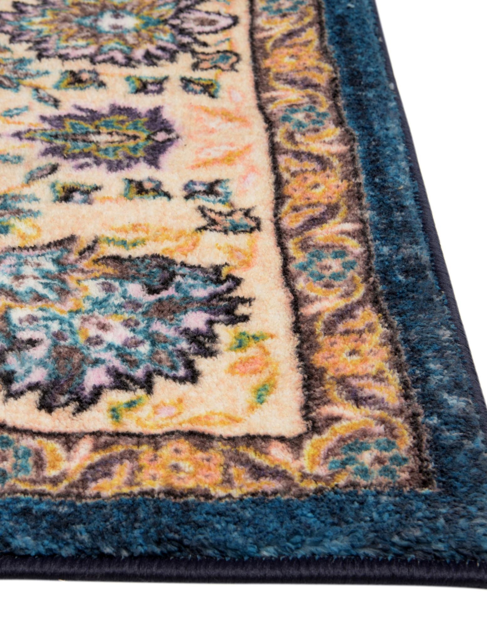 Egyptian Blue 7' 10 x 7' 10 Medina Square Rug | Rugs.com