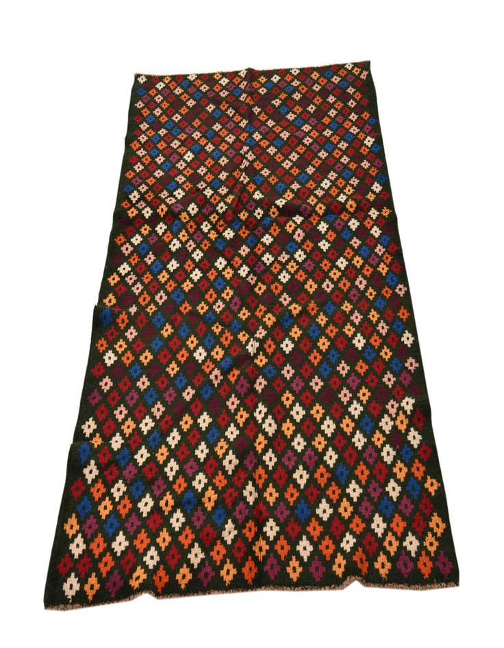 Detail image of  3' 8 x 5' 6  Hand Knotted Balouch Wool Rug