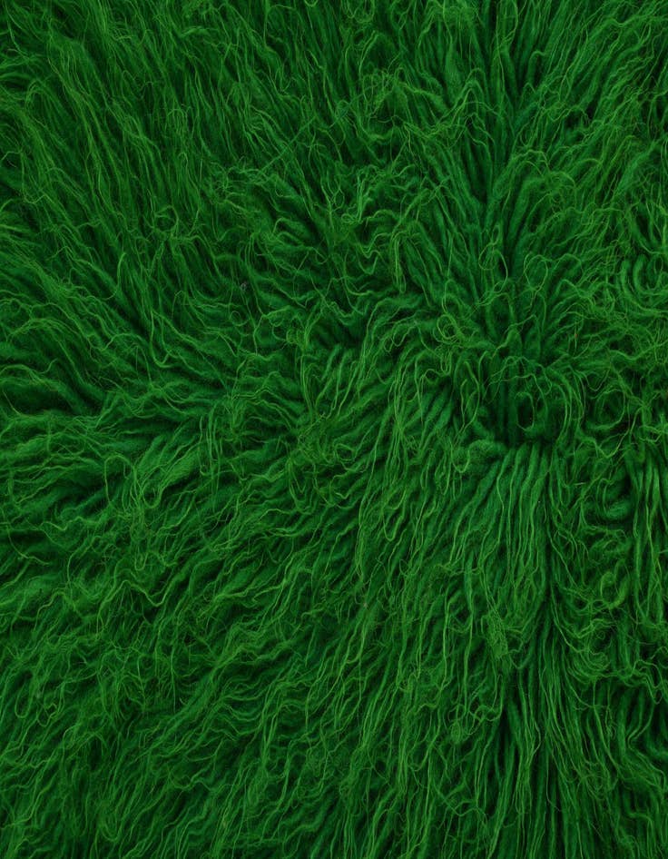 Detail image of  2' 10 x 7' 5  Hand Knotted Moroccan Wool Runner Rug