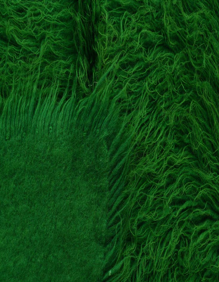 Detail image of  2' 10 x 7' 5  Hand Knotted Moroccan Wool Runner Rug