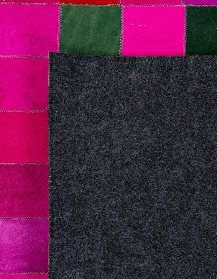 Detail image of  7' 11 x 9' 9 Cowhide - Patchwork Rug