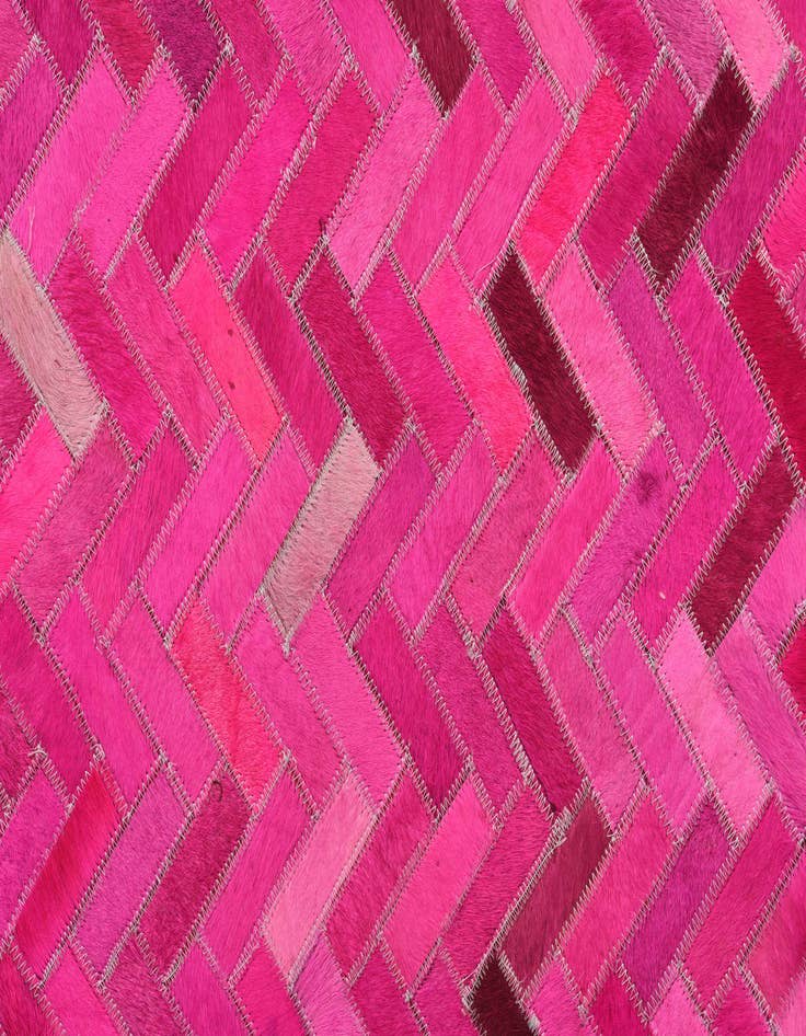 Detail image of  5' 1 x 7' 9 Cowhide Rug