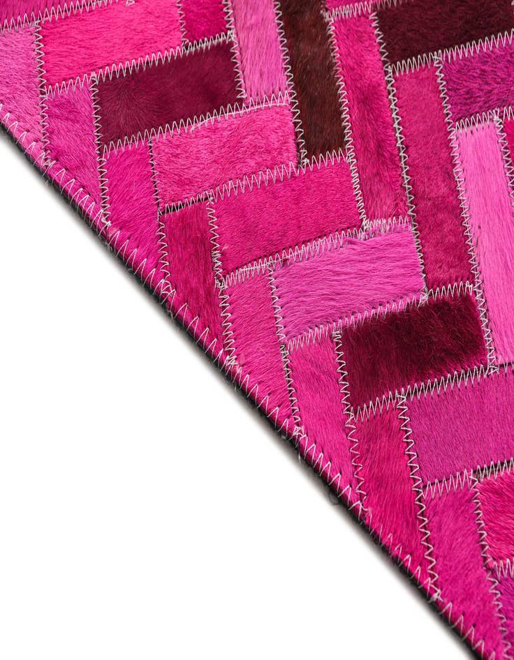 Detail image of  5' 2 x 7' 10 Cowhide Rug