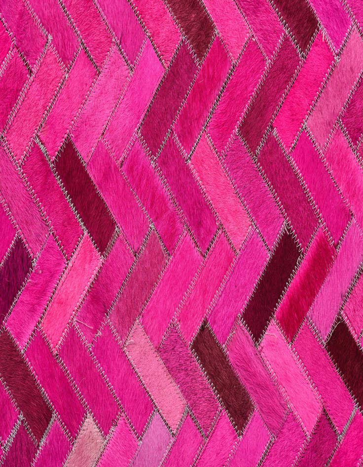 Detail image of  5' 2 x 7' 10 Cowhide Rug