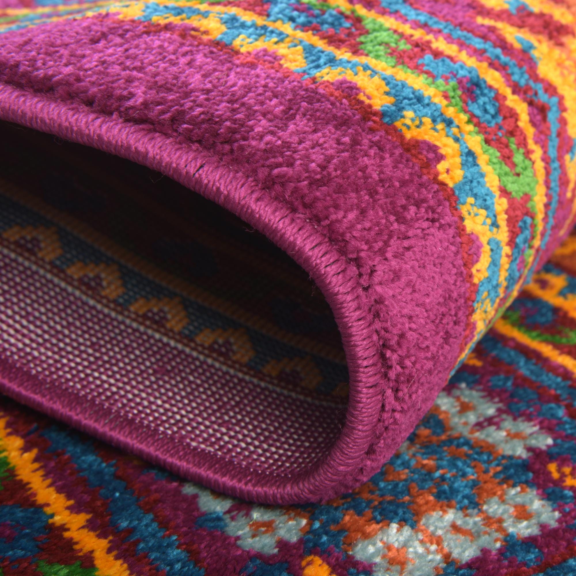 Fuchsia Rugs Fuchsia 2' 7 x 12' Calypso Runner Rug | Rugs.com