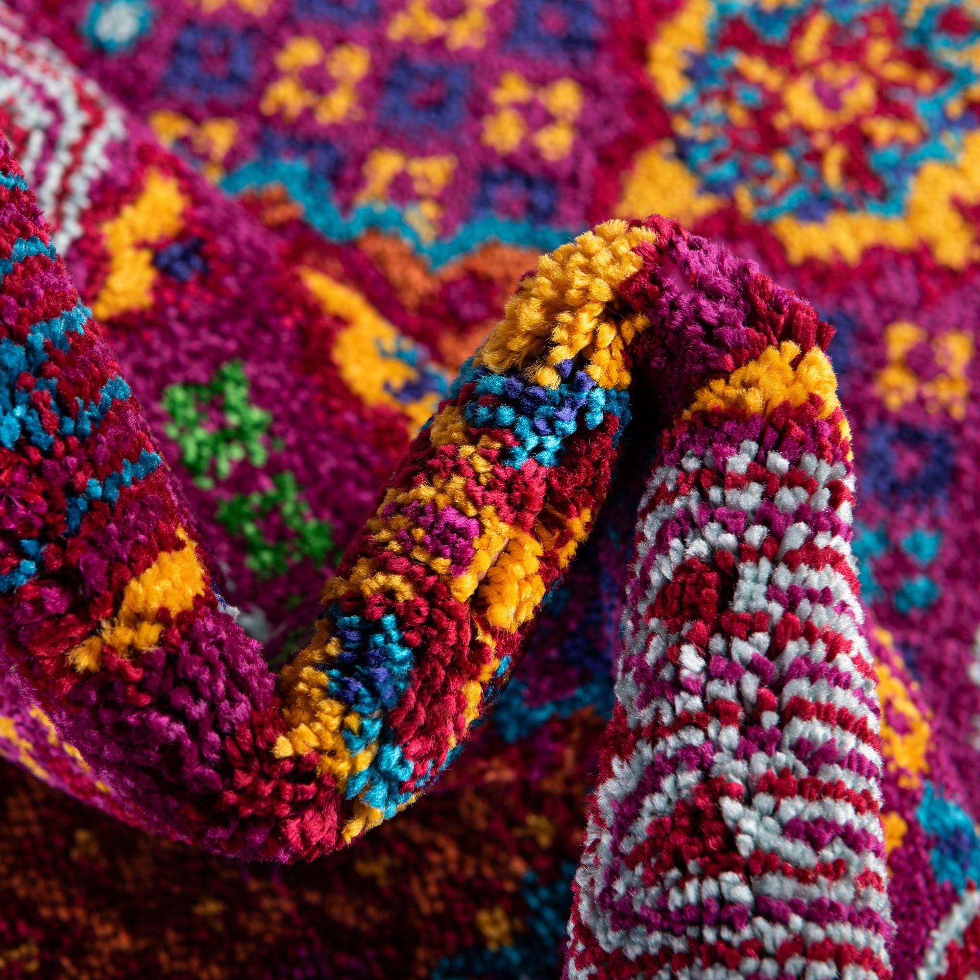 Fuchsia Rugs Fuchsia 2' 7 x 12' Calypso Runner Rug | Rugs.com