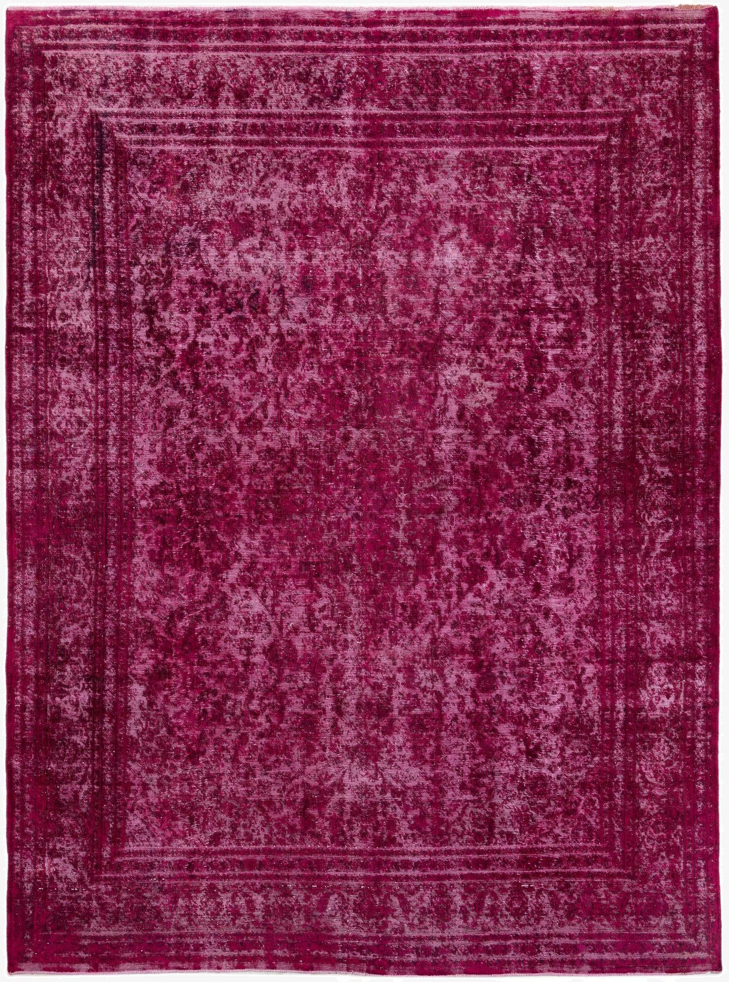  9' 6 x 12' 6  Hand Knotted Ultra Vintage Persian Wool Rug