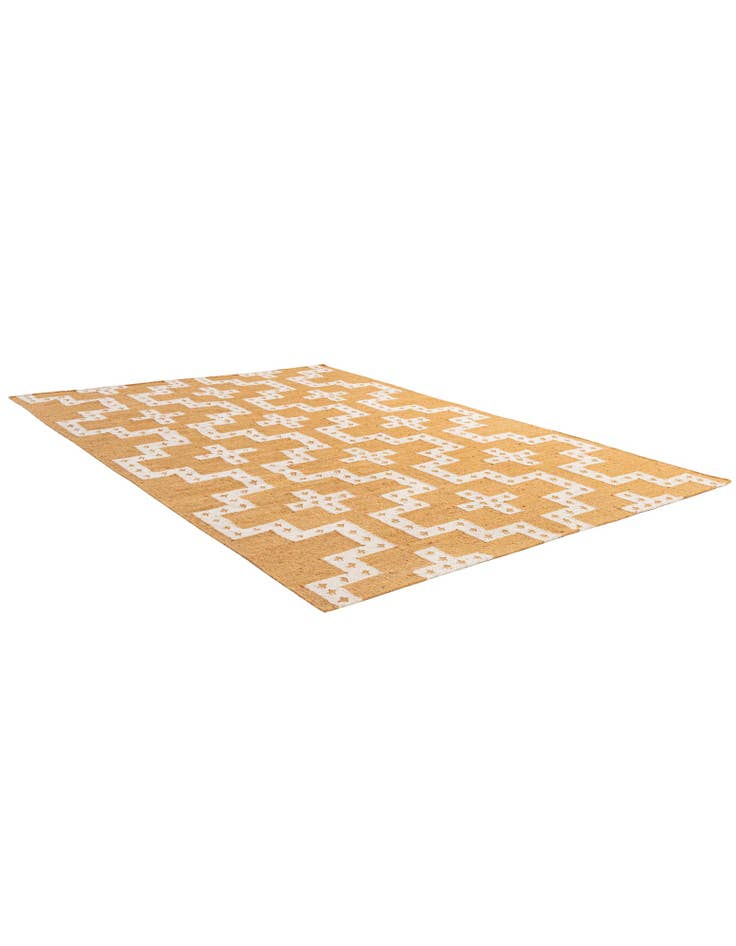 Detail image of  6' 1 x 9'  Hand Woven Kilim Wool Rug