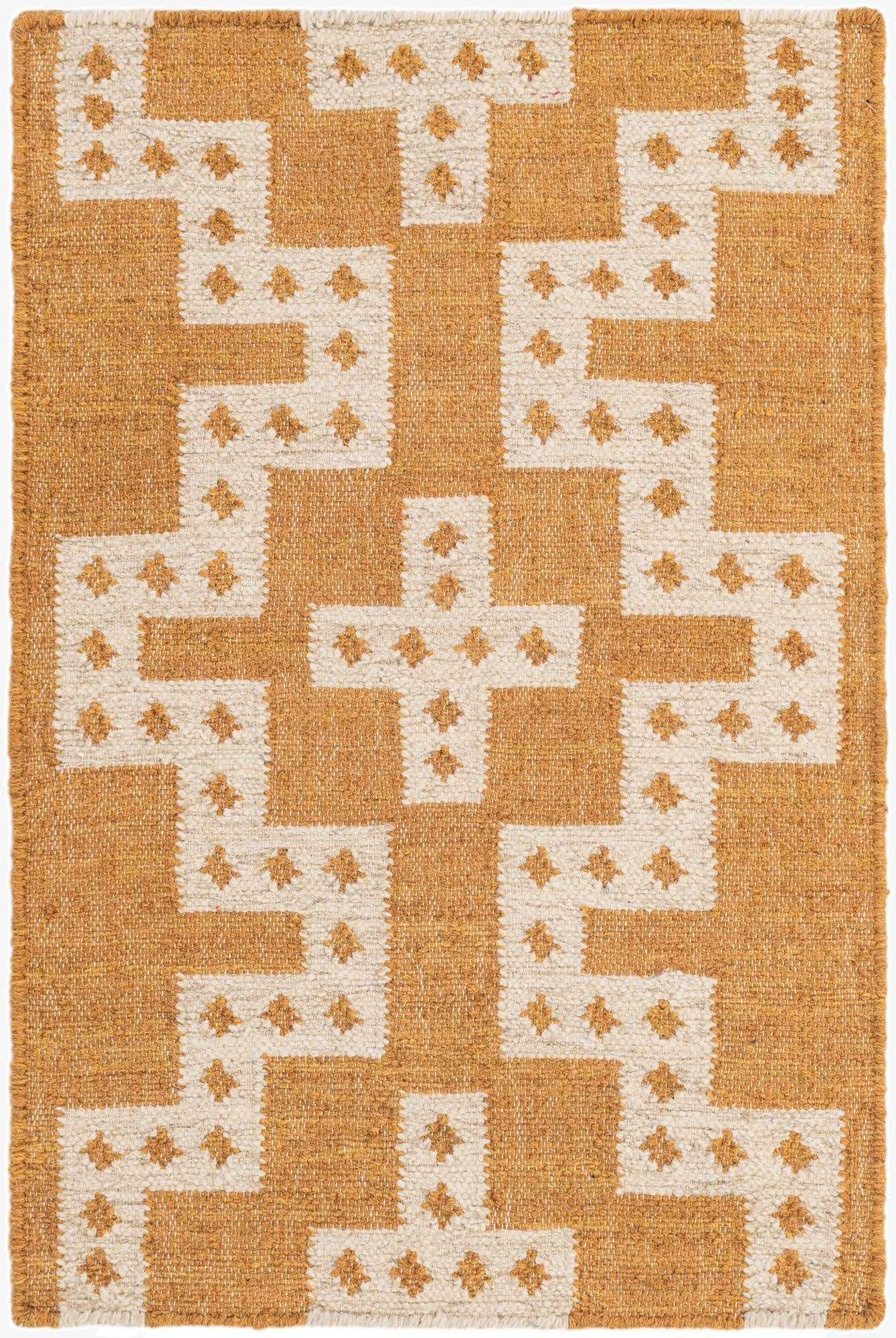  2' x 3' 1  Hand Woven Kilim Wool Rug