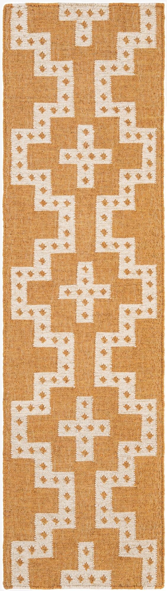  2' x 8'  Hand Woven Kilim Wool Runner Rug