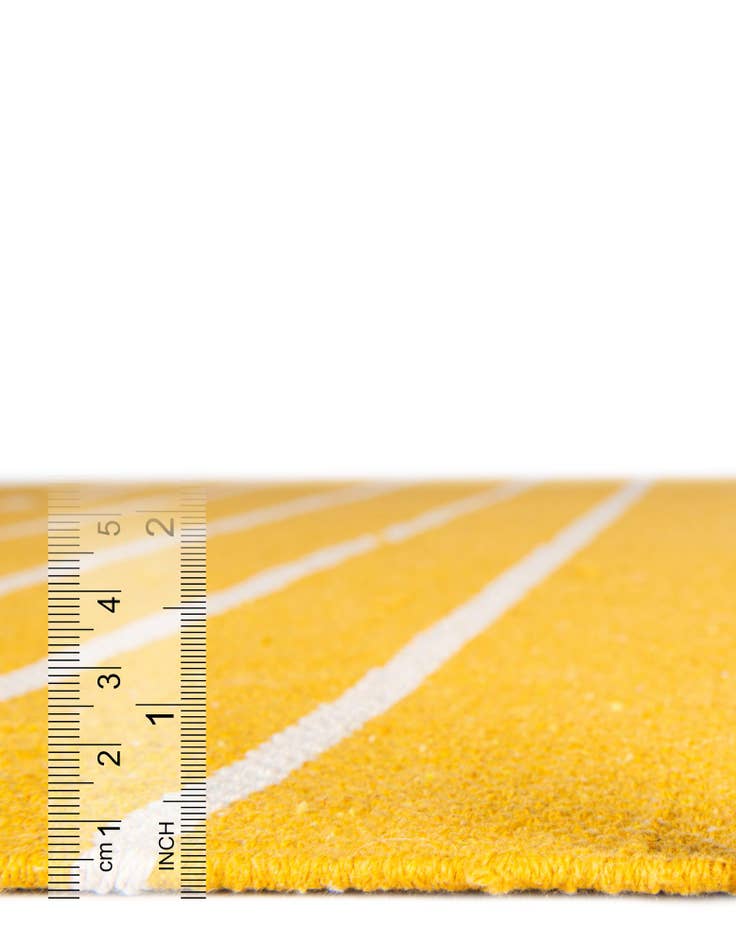 Detail image of  2' 7 x 10'  Hand Woven Chindi Cotton Runner Rug