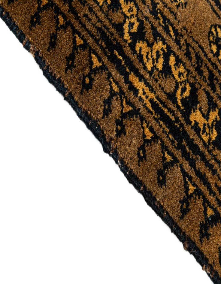 Detail image of  8' 7 x 11' 4  Hand Knotted Afghan Akhche Wool Rug